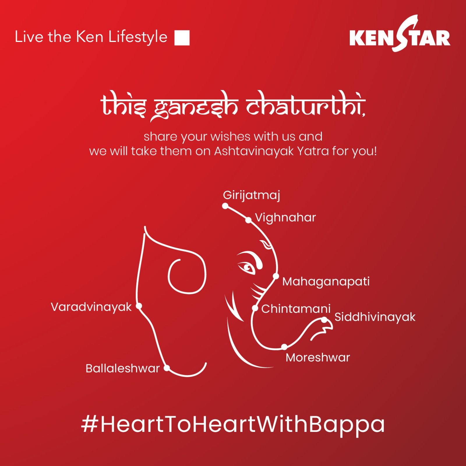 Kenstar Launches Noble Campaign for Ashtavinayak Yatra