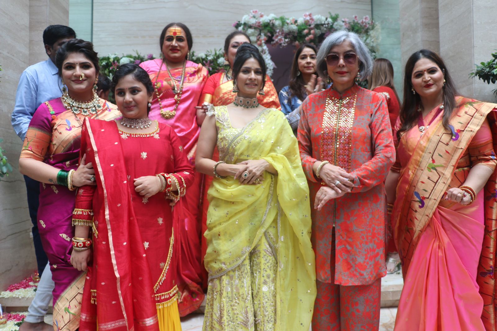 Star-Studded Gauri Ganpati Hosted by Usha Kakade Shines with Bollywood Glamour and Philanthropy