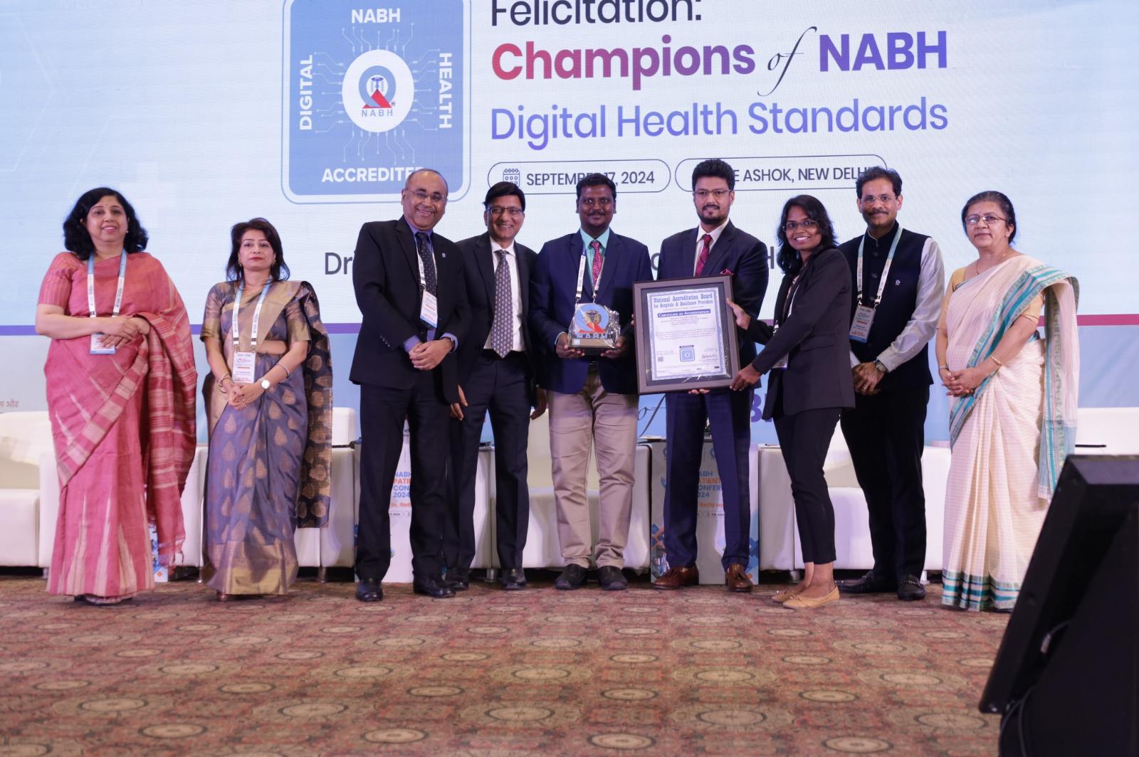 Kauvery Hospitals awarded Platinum level in the inaugural NABH Digital health Assessment