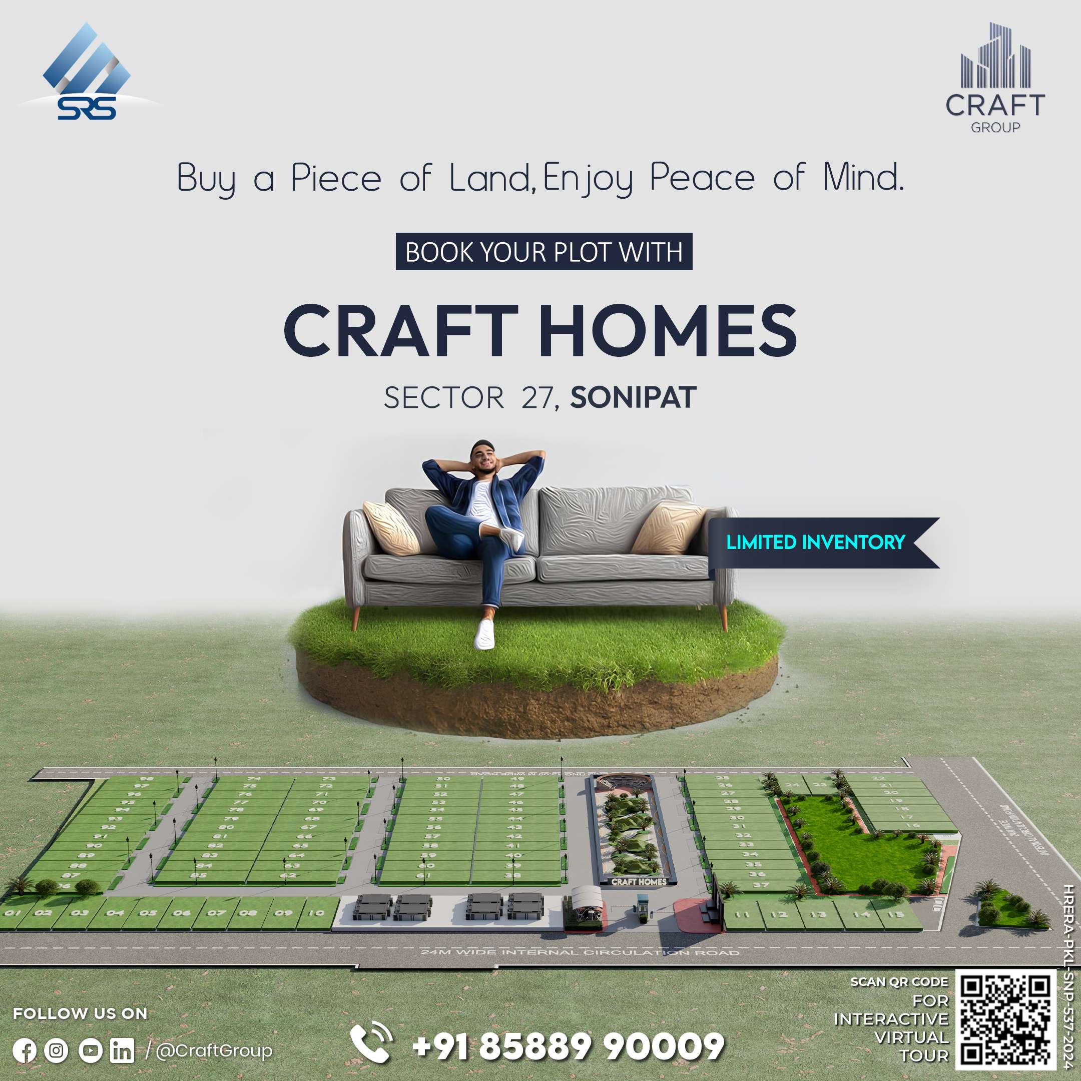 Craft Group: First Builders to Finish Construction and Obtain Completion Certificate Before Plot Sales Begin—Setting a New Standard in the Region