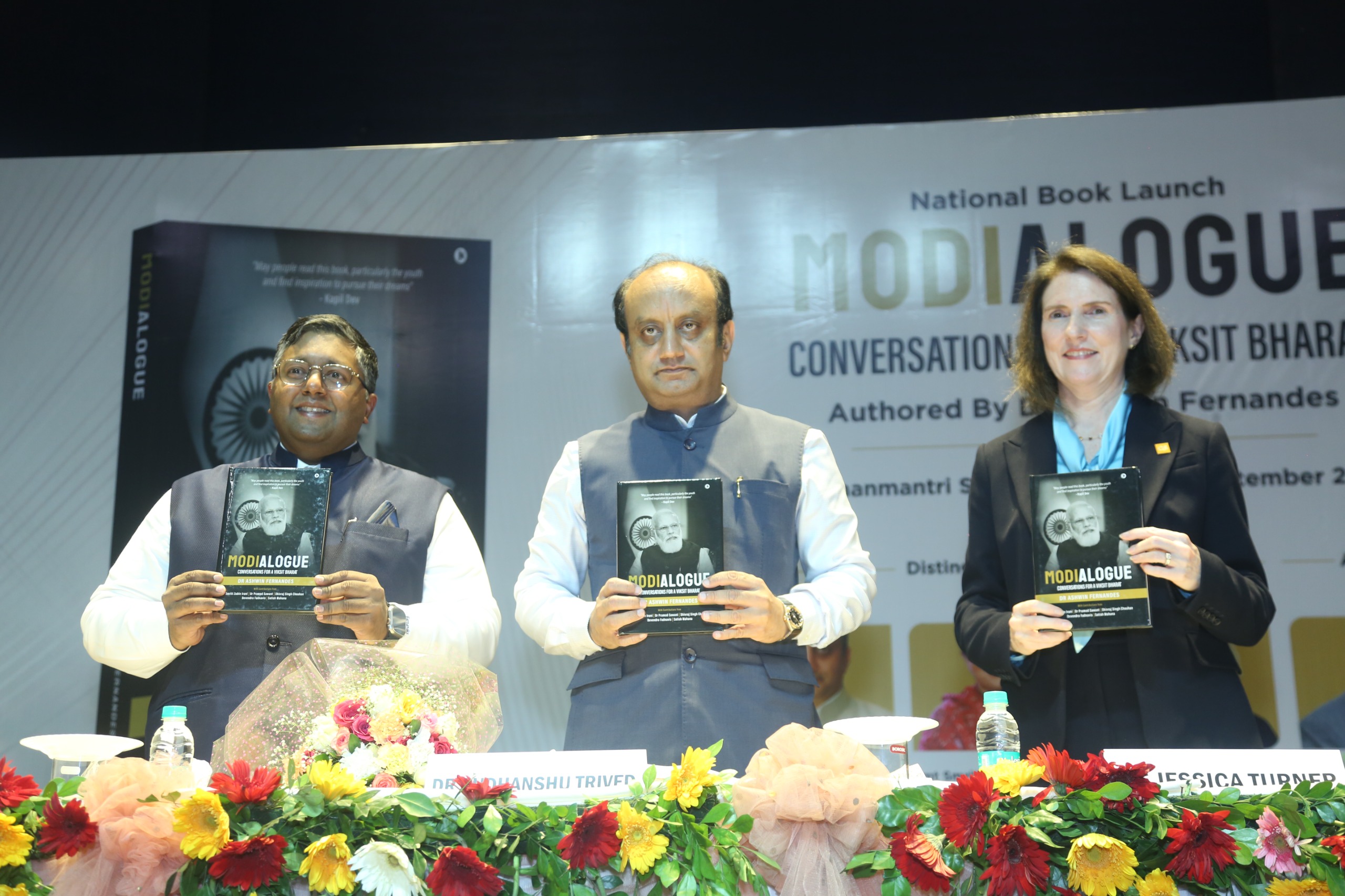 Dr Ashwin Fernandes’s BOOK MODIALOGUE Launched at Pradhanmantri Sangrahalaya by Dr Sudhanshu Trivedi And Jessia Turner Praise Modi’s Transformative Communication