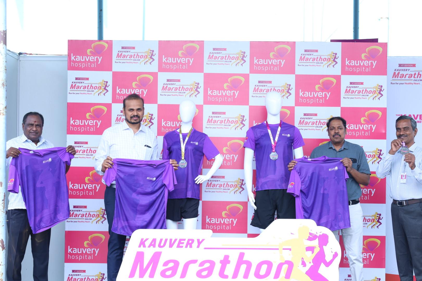 T-Shirt and Medal Unveiled for the 4th Kauvery Marathon Salem