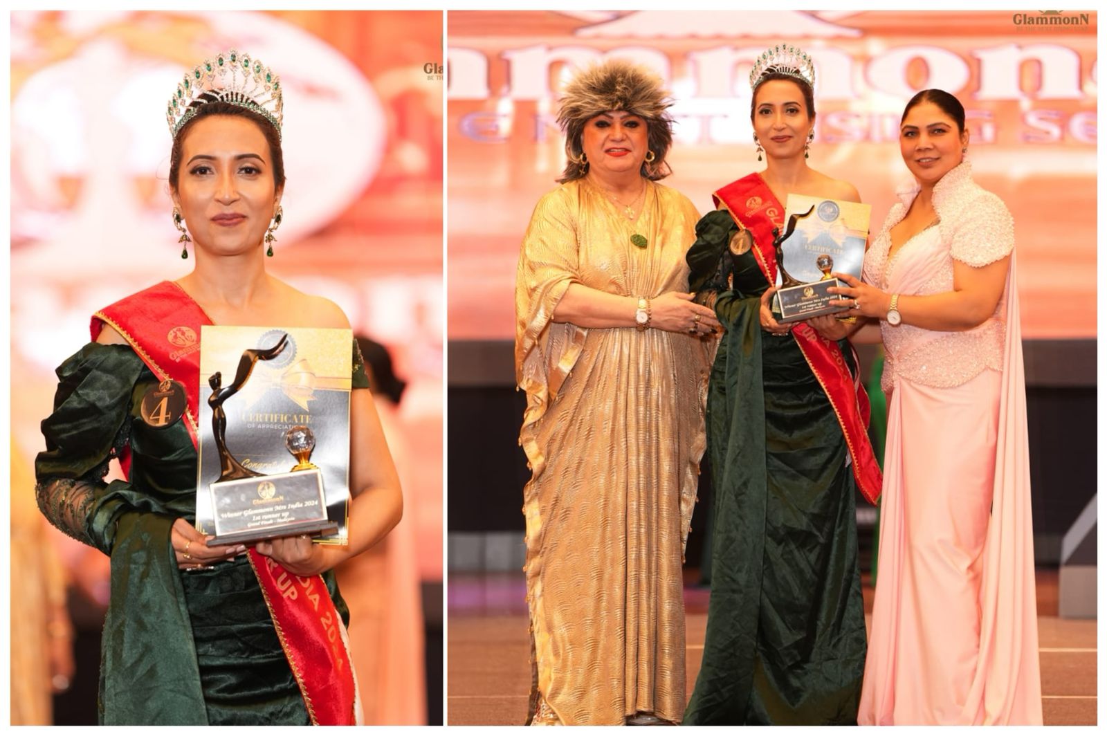 Archana Naik Crowned Mrs. India 2024 1st Runner-Up at Glammon, Malaysia