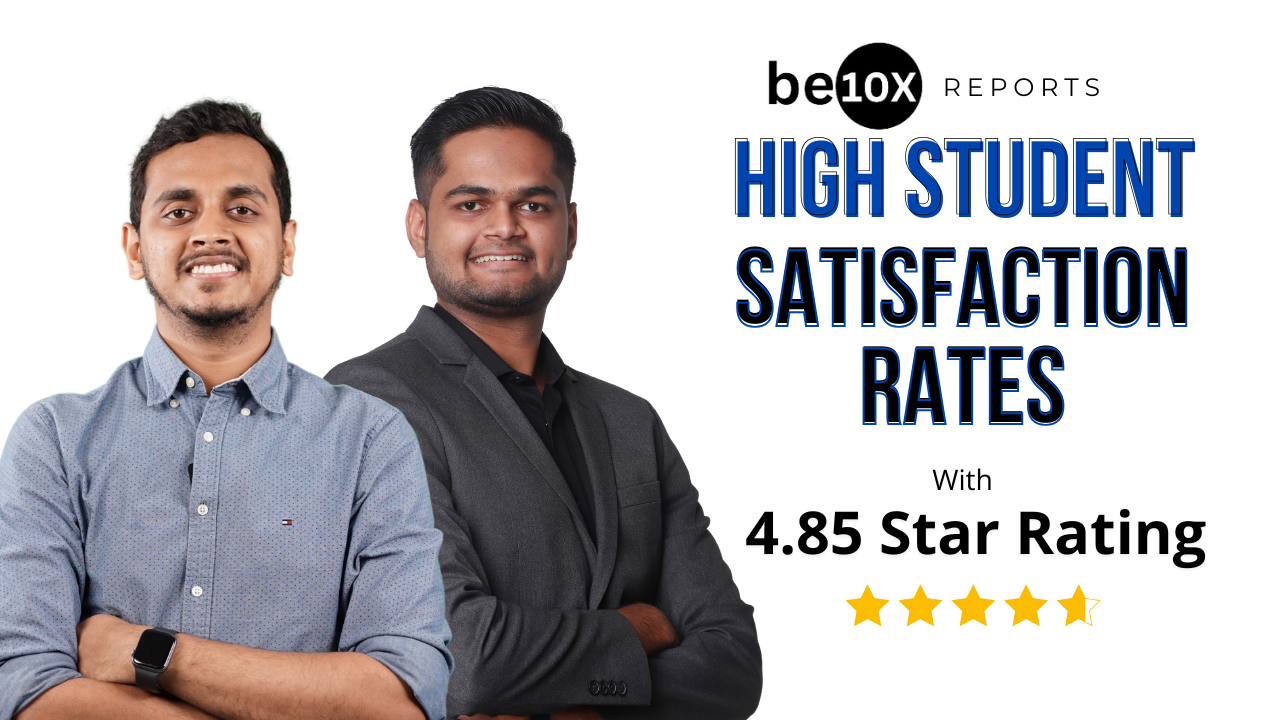 Be10x Reports High Student Satisfaction Rates With 4.85 Star Rating